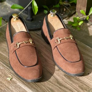 Marrio Mastered Gold Suede Tassel